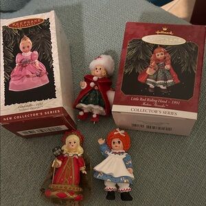 Madame Alexander Hallmark Collector's Series Ornaments